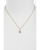 Nunu Designs Small Initial Pendant Necklace - Lyst