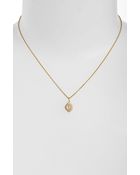 Nunu Designs Small Initial Pendant Necklace - Lyst