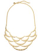 Alexis Bittar Crystal-Studded Scalloped Bib Necklace - Lyst