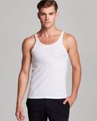 Emporio Armani Genuine Cotton Tank Tops, Pack Of 3 - Lyst