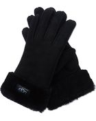 Ugg Turn-over Cuff Sheepskin Gloves - Lyst
