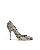 Dolce & Gabbana Lace Stamp Pump - Lyst