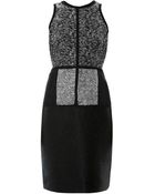 Jonathan Simkhai Contrast Panel Sleeveless Dress - Lyst