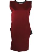 Lanvin Short Embellished Dress - Lyst