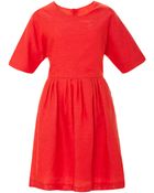 Kule Scout Dress with Shaped Waist Seam - Lyst
