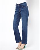 Levi's Levis Curve Id Demi Curve Straight Leg Jeans - Lyst