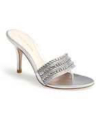 Pelle Moda Arley Crystal Embellished Sandal - Lyst