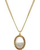 Renee Lewis White Diamond Shake Pendant Necklace - Lyst