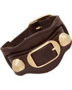 Balenciaga Arena Giant Gold Bracelet - Lyst