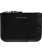 Comme Des Garçons Luxury Leather Small Zip Pouch - Lyst