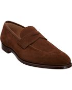 Crockett & Jones Sydney Penny Loafers - Lyst