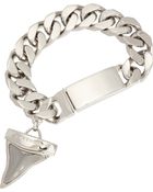 Givenchy Palladium Ruthenium Shark Tooth Charm Bracelet - Lyst