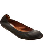 Lanvin Ballet Flat - Lyst