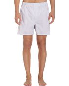 Barneys New York Striped Boxers - Lyst