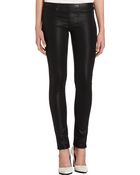 Helmut Lang Coated Denim Leggings - Lyst