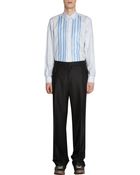 Lanvin Striped Front Shirt - Lyst