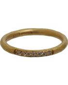 Malcolm Betts Channel Set Diamond Ring - Lyst