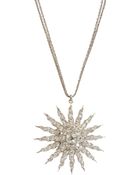 Renee Lewis Antique Diamond Starburst Pendant Necklace - Lyst