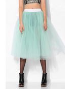 Urban Outfitters Renewal Tulle Midi Skirt - Lyst
