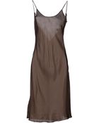 Aspesi Sleeveless Knee-Length Dress - Lyst