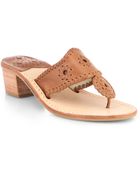 Jack Rogers Molina Woven Leather Thong Sandals - Lyst