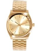 Nixon The Time Teller All Gold Watch - Lyst