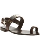 Giuseppe Zanotti Metal Plate Sandal - Lyst