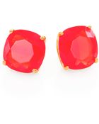 Kate Spade Faceted Square Stud Earrings - Lyst