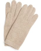 Portolano Nile Brown Cashmere Itouch Gloves - Lyst