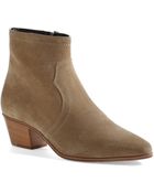 Saint Laurent Rock Calfskin Leather Boot - Lyst