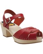 Swedish Hasbeens Peep Toe High Sandal - Lyst