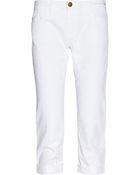 Current/Elliott The Boyfriend Cropped Mid Rise Jeans - Lyst