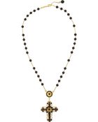Dolce & Gabbana Goldplated Swarovski Crystal Necklace - Lyst