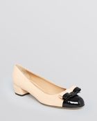 Ferragamo Cap Toe Pumps Vara - Lyst