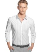 Calvin Klein Long Sleeve Stripe Shirt - Lyst