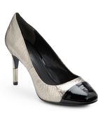 Pour La Victoire Elle Patent Leather Captoe Pumps - Lyst
