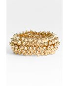 Tasha Spike Stretch Bracelet - Lyst