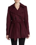 Via Spiga Scarpa Doublebreasted Belted Coat - Lyst