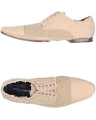 Dolce & Gabbana Laceup Shoes - Lyst