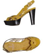 Fabi Platform Sandals - Lyst