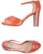 Geox Platform Sandals - Lyst