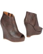 Jeffrey Campbell Leather Ankle Boot - Lyst