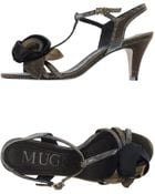 Mugnai High-Heeled Sandals - Lyst
