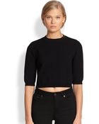 Acne Studios Aurora Cropped Sweater - Lyst