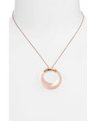 Alexis Bittar Lucite Open Circle Pendant Necklace - Lyst