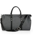 John Varvatos Striped Canvas Duffle Bag - Lyst
