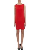Saint Laurent Plunge-back Shift Dress - Lyst