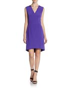Tibi Silk Panel Dress - Lyst