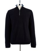 Tommy Bahama Quarterzip Cotton Pullover Sweater - Lyst