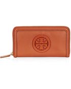 Tory Burch Amanda Zip Continental Wallet - Lyst